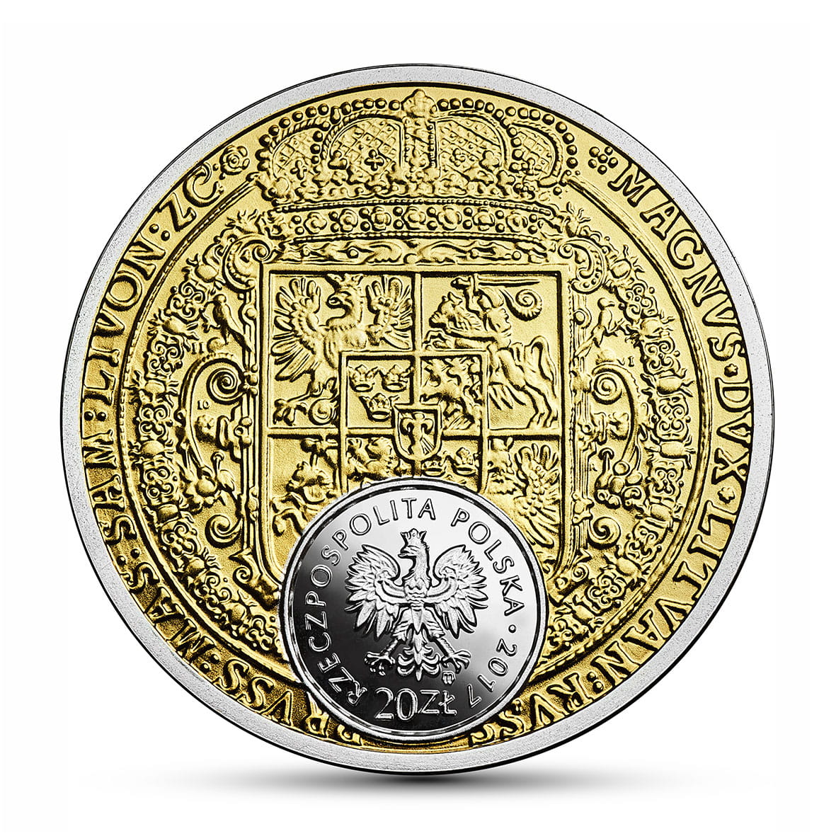 20 zł Historia Monety Polskiej – 100 dukatów Zygmunta III