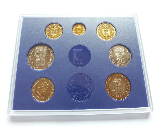 Zestaw monet Portugalia Proof 2001