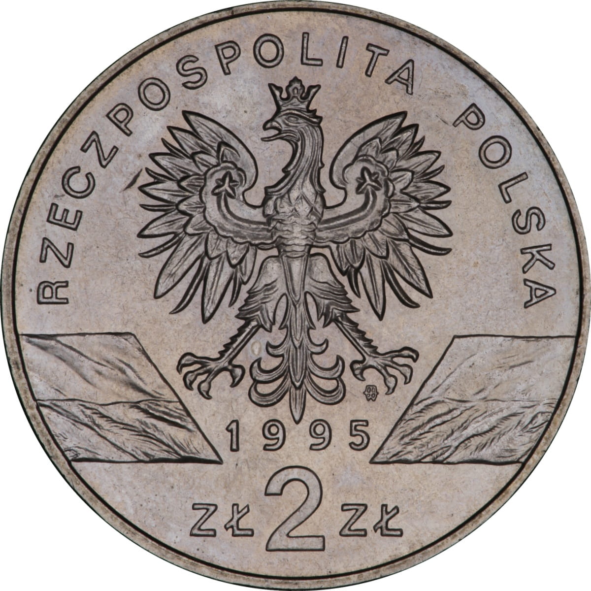 2 zł Zwierzęta świata: Sum (łac- Silurus glanis)