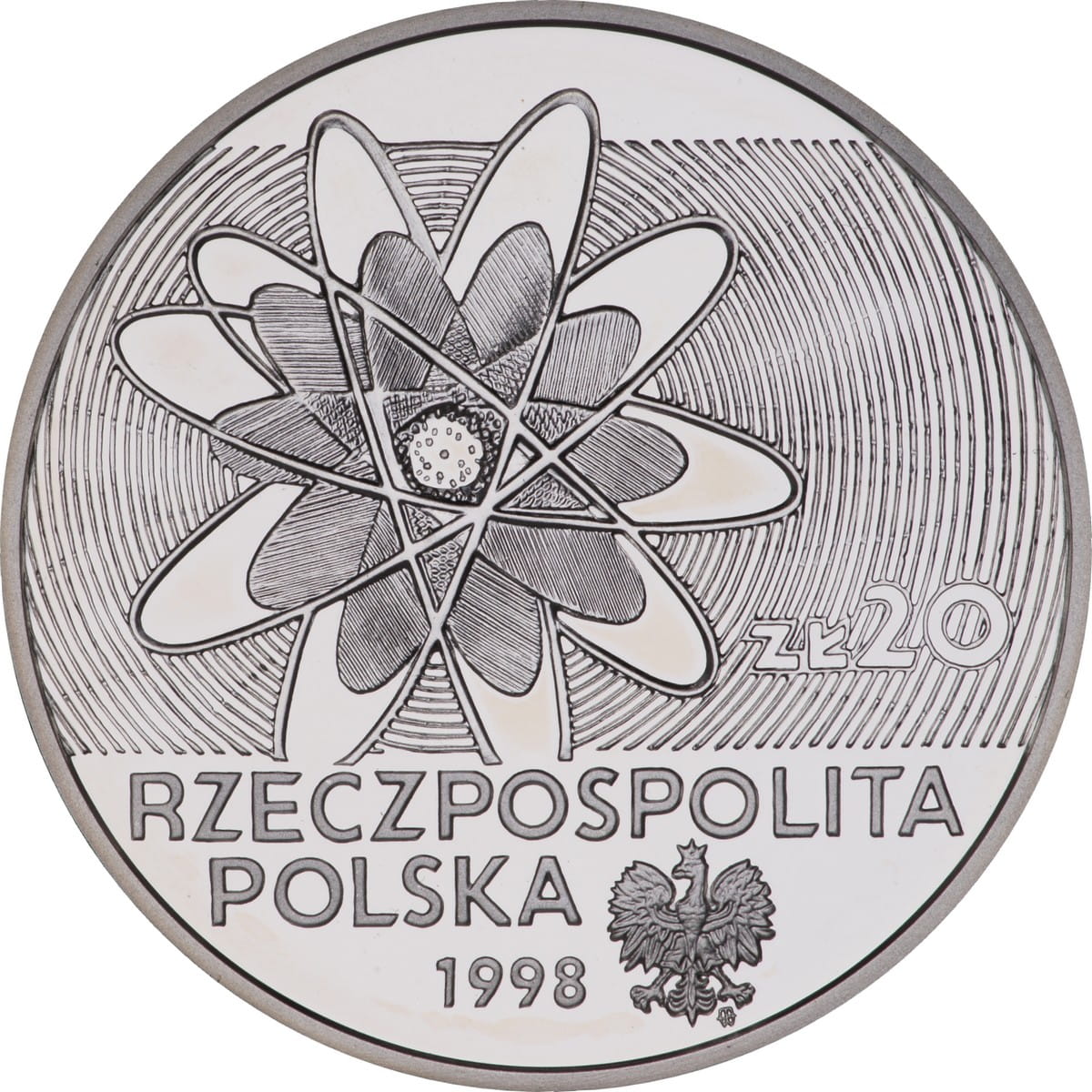 20 zł 100-lecie odkrycia radu i polonu