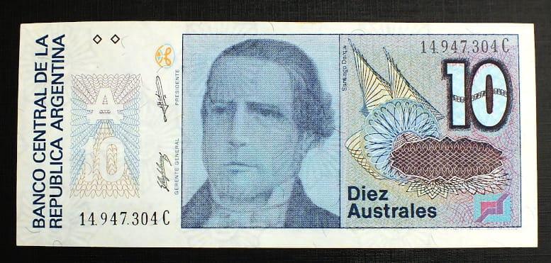 10 australi ARGENTYNA