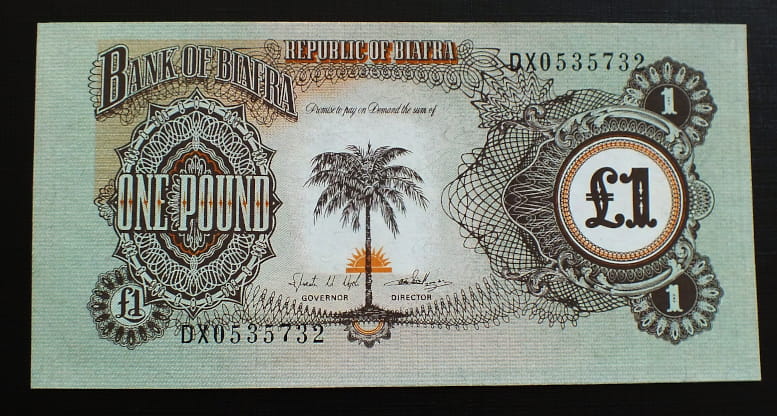 1 Pound - Biafra