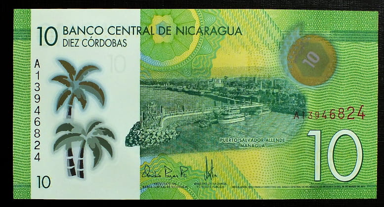10 Cordobas - Nikaragua