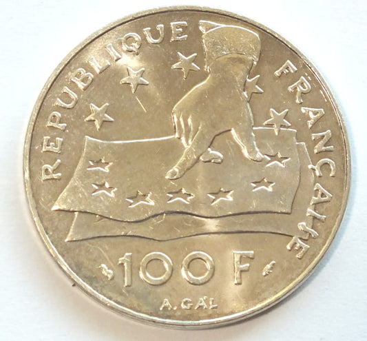 100 franków Descartes 1991