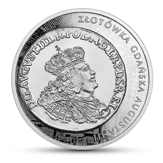 Moneta 20 zł Historia Monety Polskiej – złotówka gdańska Augusta III