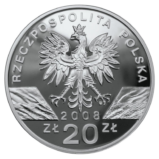20 zł Sokół wędrowny (łac. Falco peregrinus)
