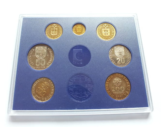 Zestaw monet Portugalia Proof 2001