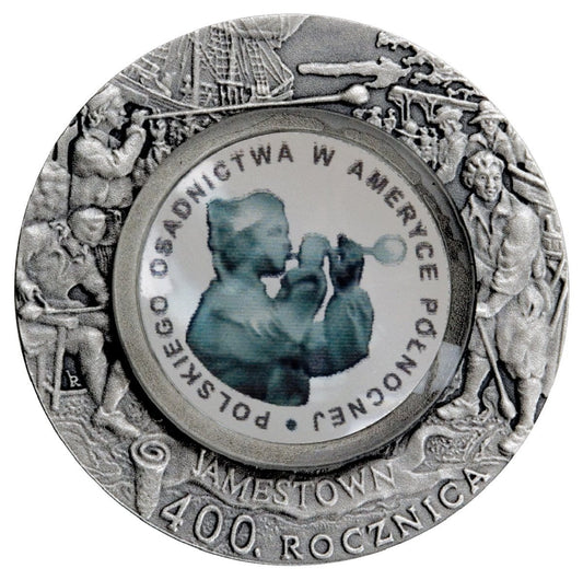 10 zł 400. rocznica polskiego osadnictwa w Ameryce Północnej