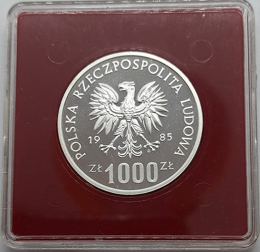 Moneta 1000 zł Przemysław II  próba 1985 r.