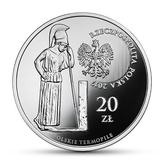 Moneta 20 zł Zadwórze Polskie Termopile 2017