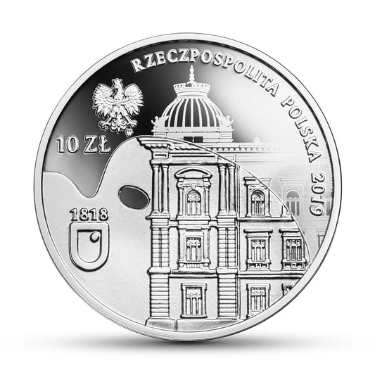 10 zł 200-lecie Akademii Sztuk Pięknych im. Jana Matejki w Krakowie