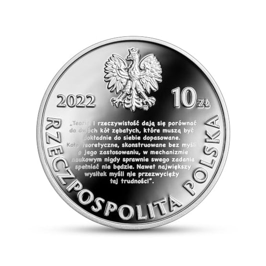 Moneta 10 zł Wielcy polscy ekonomiści – Stanisław Lewiński